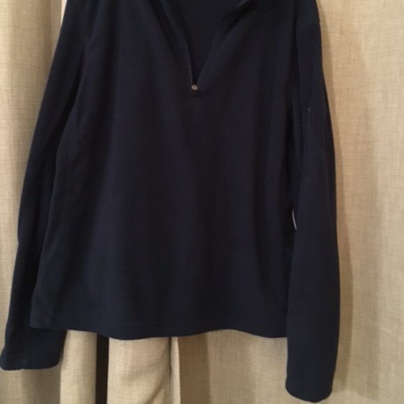 Great Northwest Fleece Jacket, 1/4 Zip, Dark Blue, Size Large, NWT - Picture 4 of 14